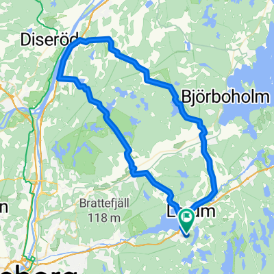 Lerum - Alafors - Nödinge - Olofstorp - Lerum