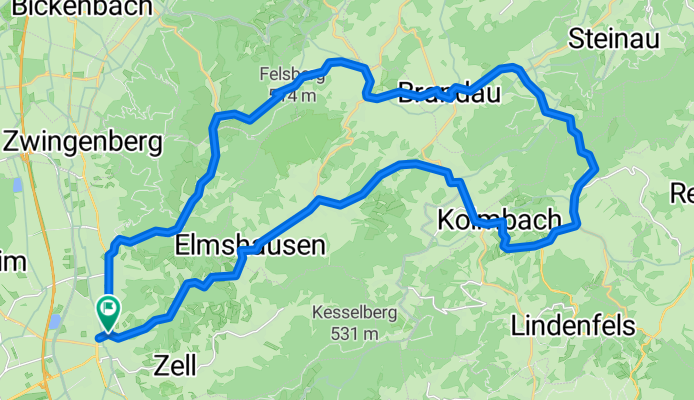 Open this route in Bikemap Web