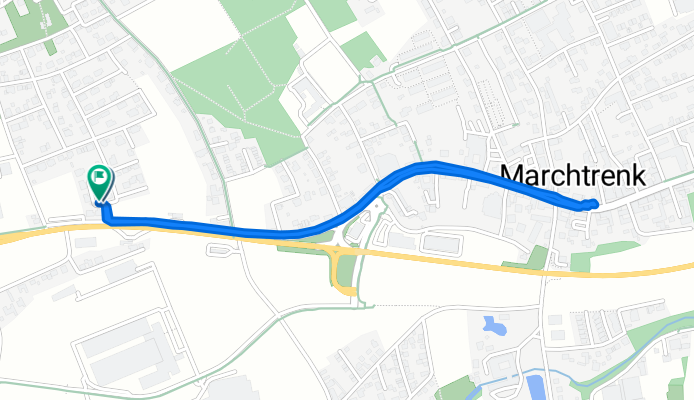 Steinbergstraße 5-Jokers Marchtrenk und retour.