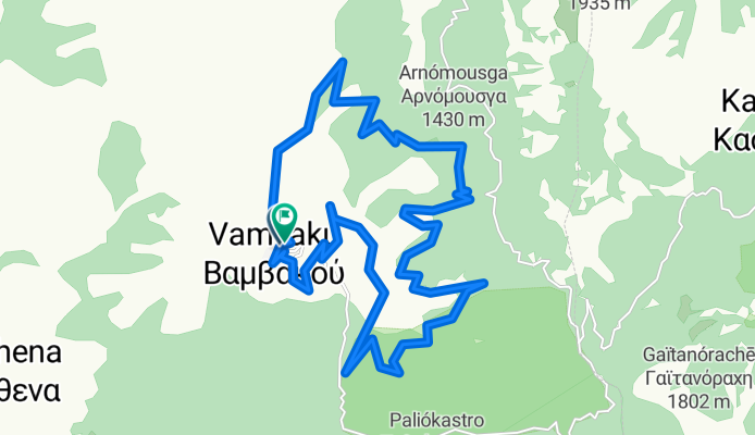 Vamvakou на основі місцевих веломаршрутів