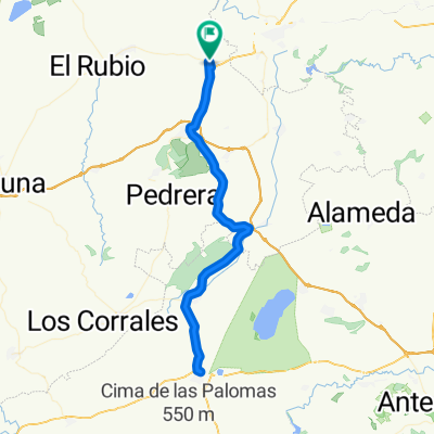 HERRERA - ESTEPA - LAS CATERAS - SIERRA YEGUAS -  CAMPILLOS - SIERRA YEGUAS - LAS CANTERAS - ESTEPA - HERRERA 