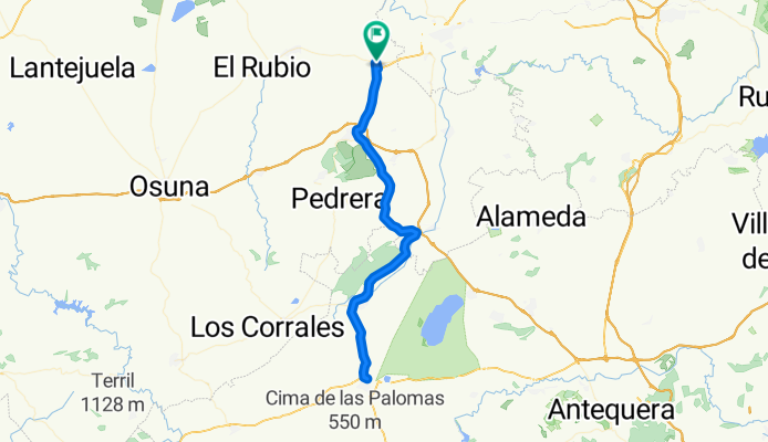 HERRERA - ESTEPA - LAS CATERAS - SIERRA YEGUAS -  CAMPILLOS - SIERRA YEGUAS - LAS CANTERAS - ESTEPA - HERRERA 
