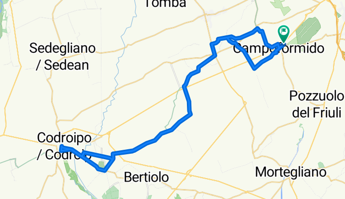 Da Via Aquileia 12, Campoformido a Via Aquileia 12, Campoformido