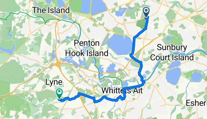 16 Briarwood Close, Feltham to 3000 South And West Wings, Hillswood Dr, Chertsey