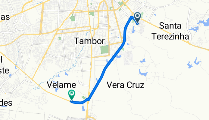 Rota desde Rua Ranulfo Gomes de Araújo 375