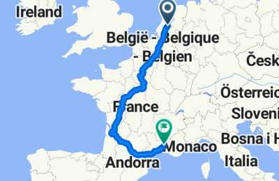 Route in der Bikemap App öffnen