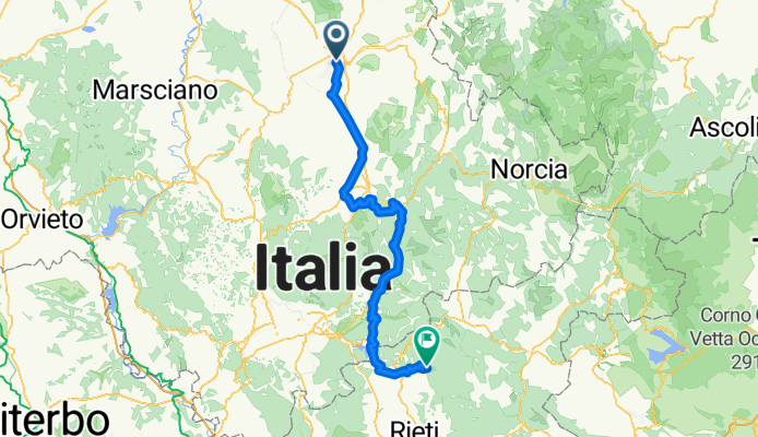 Foligno-Poggio Bustone-Terni