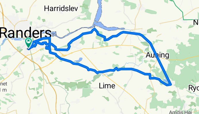 Rds. - Auning - Allingåbro - Rds.