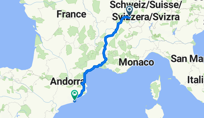 Reise nach Barcelona