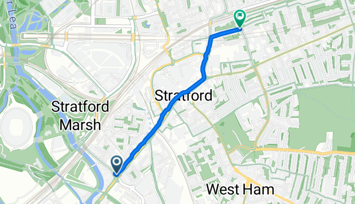 186 Athena Court, High Street, London to 51–57 Manbey Grove, London