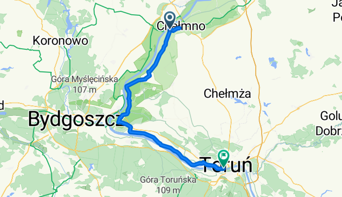 DAg 4 Chelmno - Torun 74 km