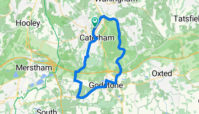 Caterham/Bletchingley/Godstone/Woldngham short loop