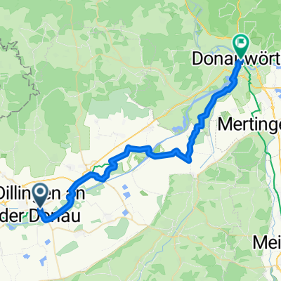 Radweg-Donau: Dillingen – Donauwörth