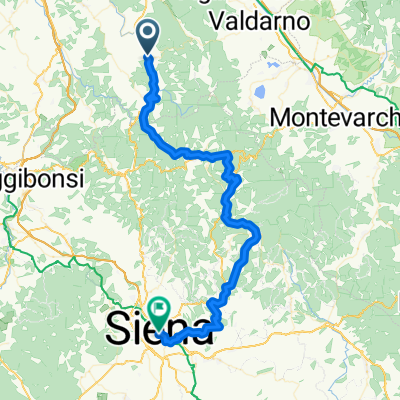 Greve in Chianti to Sienna