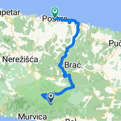 Vidova Gora-Sv. Bare-Lovrečina-Postira