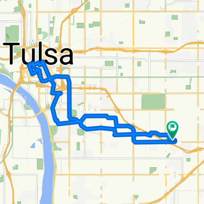 5138 E 30th Pl, Tulsa to 5138 E 30th Pl, Tulsa