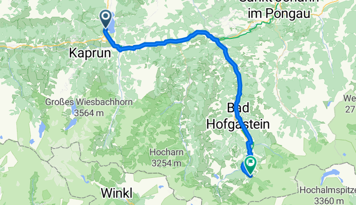 Zell am See to Bad Gastein