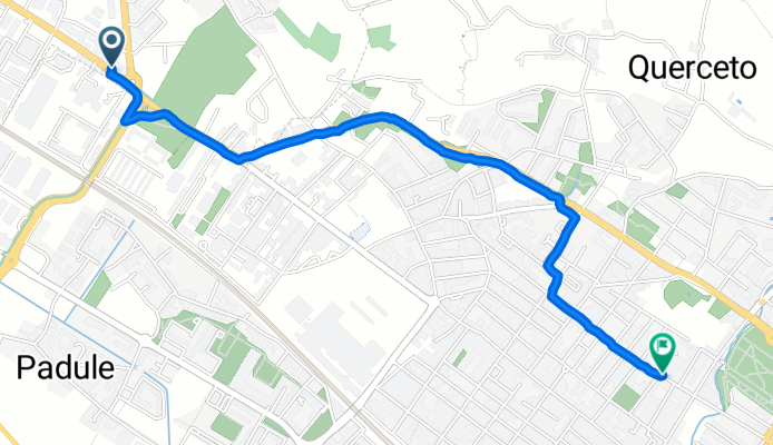 Via Vittorio Emanuele 147, Calenzano to Via Giovanni Minzoni 32, Sesto Fiorentino