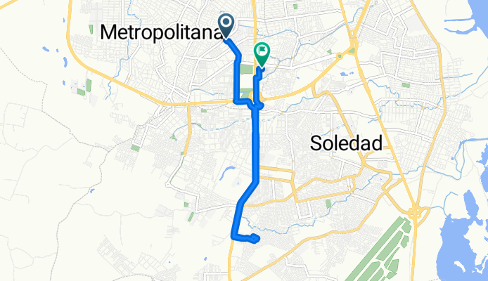 De Carrera 1e 48b- 27, Barranquilla a Carrera 2a Sur 43-71, Barranquilla