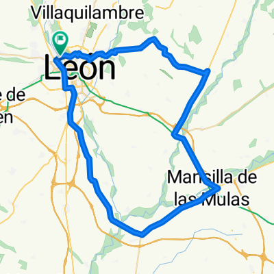 León-Grulleros-Mansilla-Navafría-Portillín-León