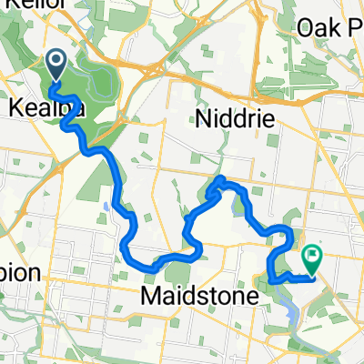 Maribyrnong River Trail, Keilor East to 44 Gillespie Ave, Ascot Vale