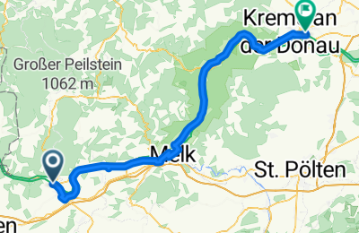 Route in der Bikemap App öffnen