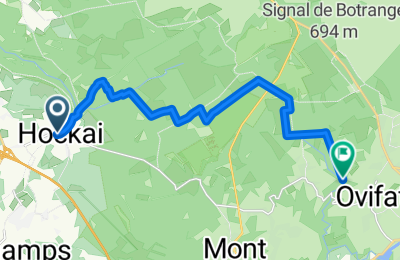 Route in der Bikemap App öffnen