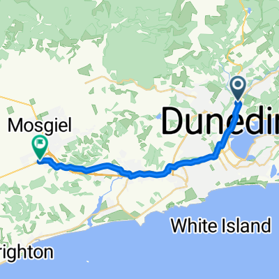 673 Great King St North, Dunedin nach 2B Main South Rd, Mosgiel