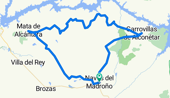 Navas del Madroño-Garrovillas de Alconétar-Mata de Alcántara