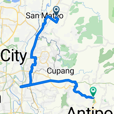 Route to Upper Lucban Road 145, Antipolo