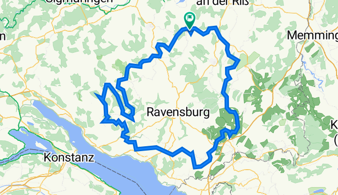 VAUDE Oberschwaben-Radmarathon 2012 mit RMCD - Marathon des RMSV Bad Schussenried - 210 km Strecke