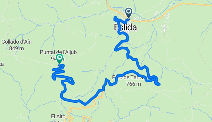 ESLIDA - PUNTAL de L´ALJUB, por Eslida