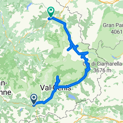 2011.06.20. Modane - Plan du Lac (2361 m) - Col de l'Iseran (2770 m) - Le Saut (2280 m) - Tignes (2093 m) - BOurg St Maurice = 162 km + 3890 m szint