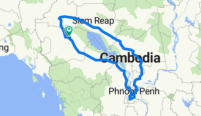 Phnom Penh-Siem Reap-Lake Loop