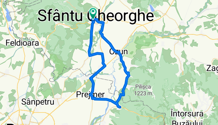 Prázsmár  - Keresztvár - Bikfalva