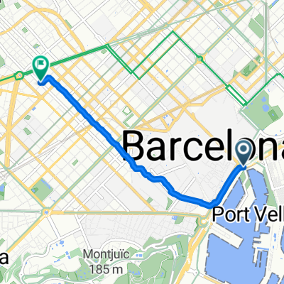 Ronda Litoral, Barcelona a Carrer de Villarroel, 212, Barcelona