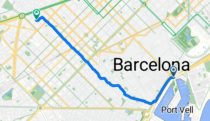 Ronda Litoral, Barcelona a Carrer de Villarroel, 212, Barcelona