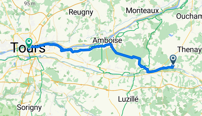 Bourré Tours via amboise