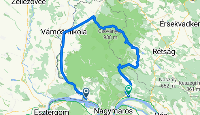 Szob - Kemence - Diósjenő - Nógrád - Királyrét - Kismaros 73km 22.10.2018.