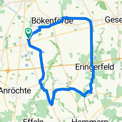 Erwitte - Langenstr. - Nettelstädt -Erwitte