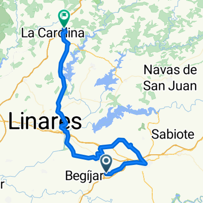 Ruta los Nazaries Baeza a Navas