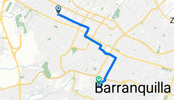 De Carrera 49c 88-1, Barranquilla a Calle 70c 32134, Barranquilla