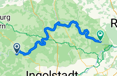 Route in der Bikemap App öffnen