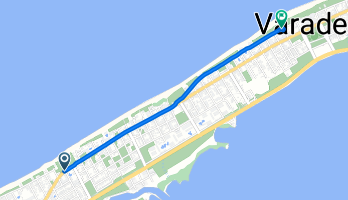 Avenida Primera, Varadero à Avenida Playa, Varadero