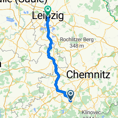 Von Bad Schlema nach Leipzig