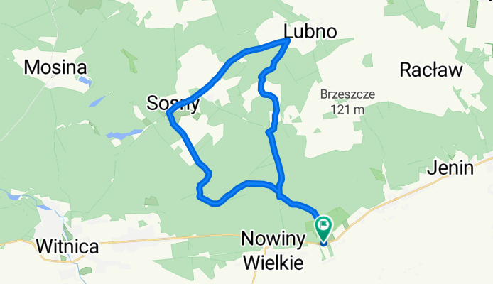 Trasa MTB Motylewo - Motylewo