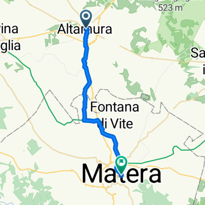 Altamura to Matera