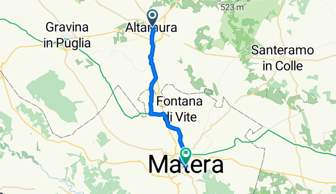 Altamura to Matera