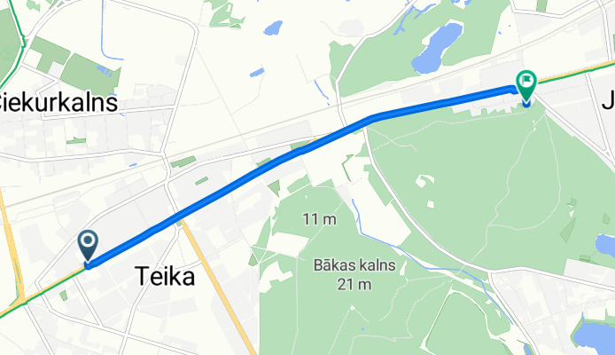 Brīvības iela 221, Rīga to Vangažu iela 30, Rīga
