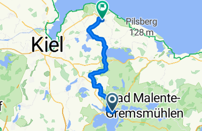 Route in der Bikemap App öffnen